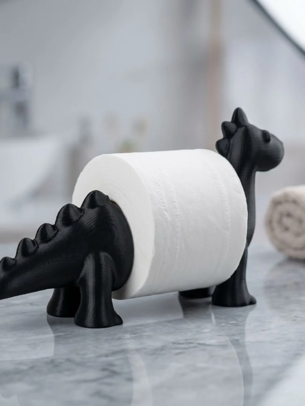 Dinosaur Toilet Paper Holder - Playful Bath Accent